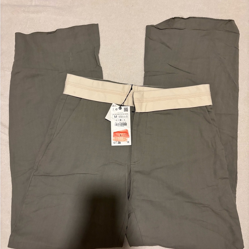 Linen gray Zara pants